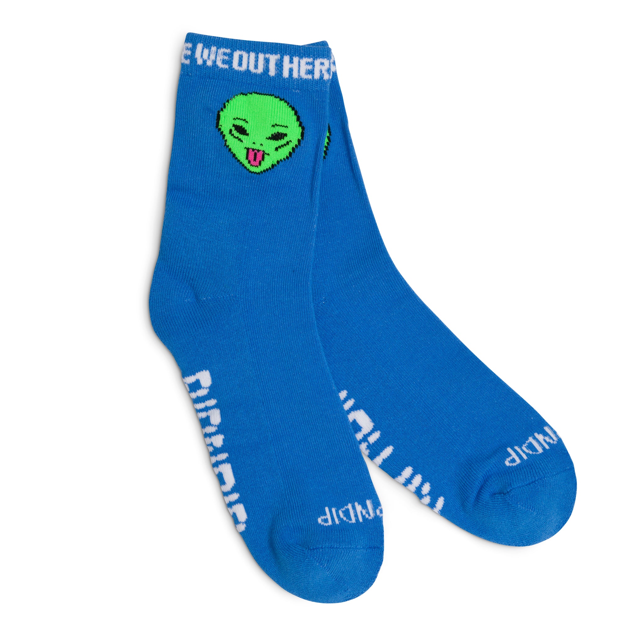  We Out Here Mid Socks (Blue)、mySite、merchandisen