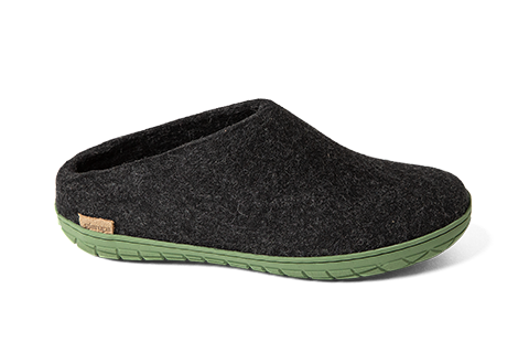  glerups Slip-on Charcoal with Green Rubber、mySite、preschool7hills