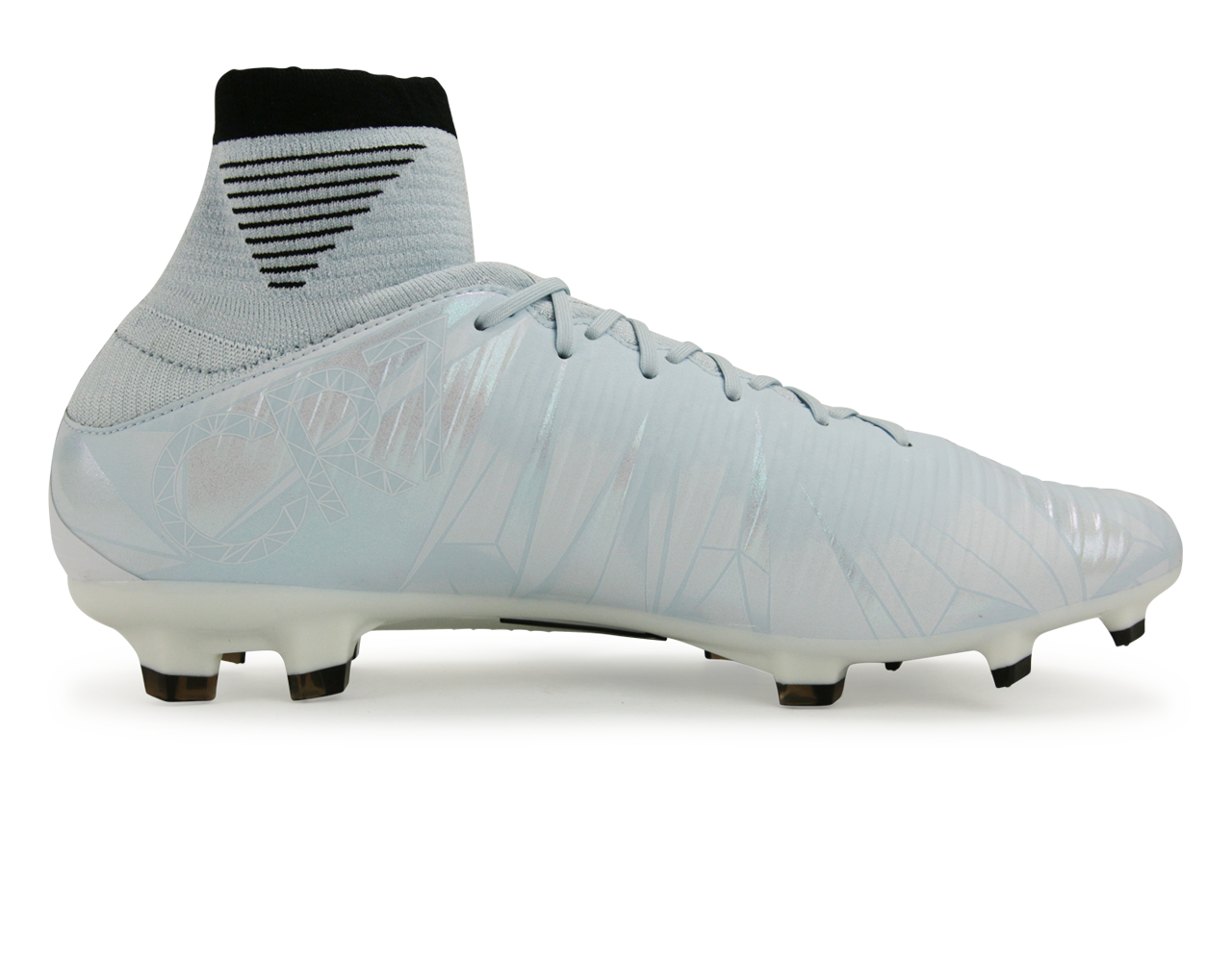 Nike Men's Mercurial Veloce III Dynamic Fit CR7 FG Blue Tint/Black/White、mySite、noshort