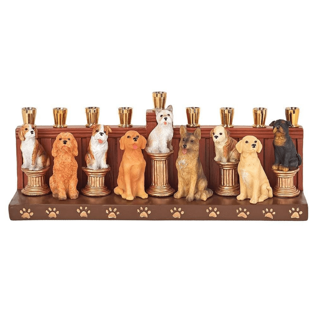 Ceramic Dog Menorah、mySite、topwebapps