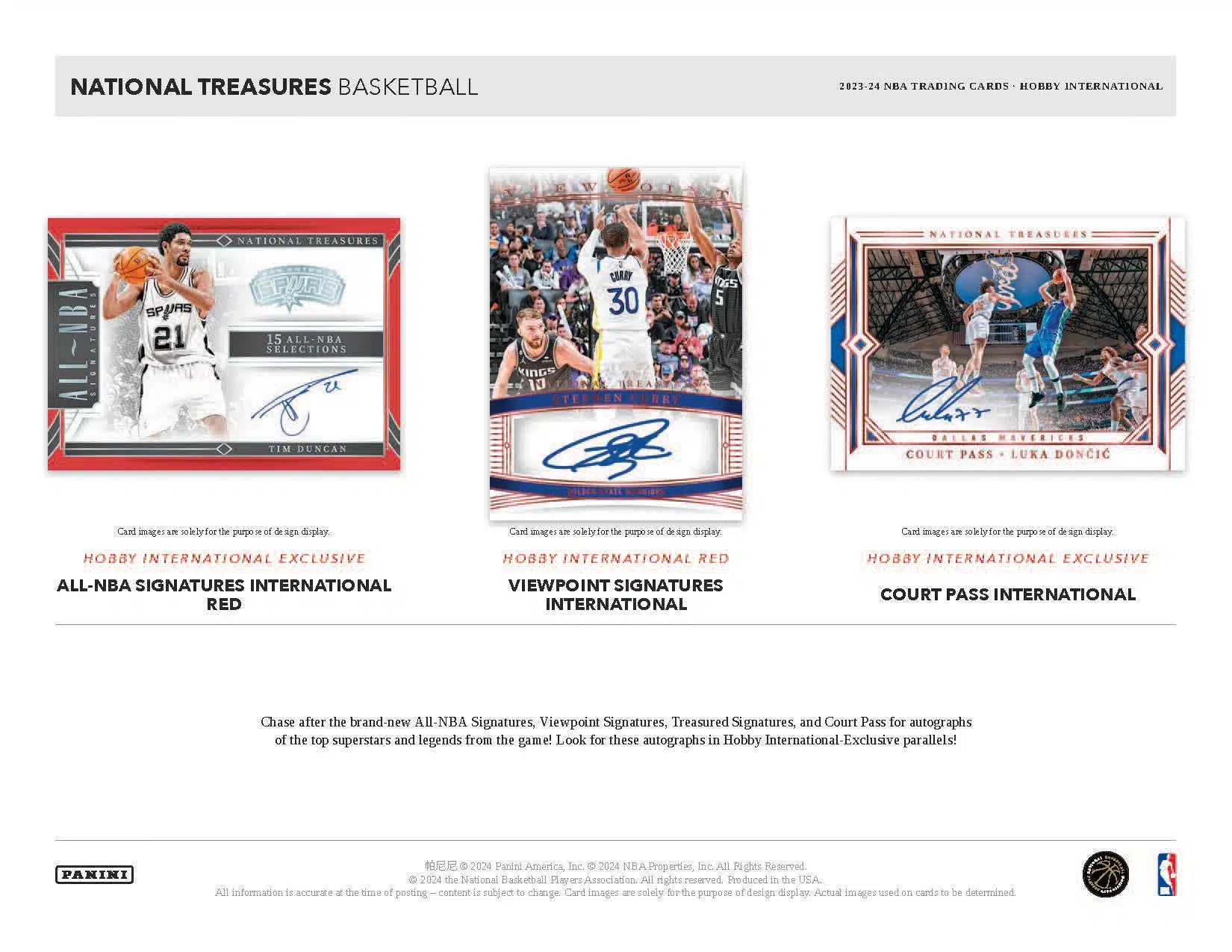Panini National Treasures NBA Basketball 2023/24 - International Hobby Box、mySite、waistdrama