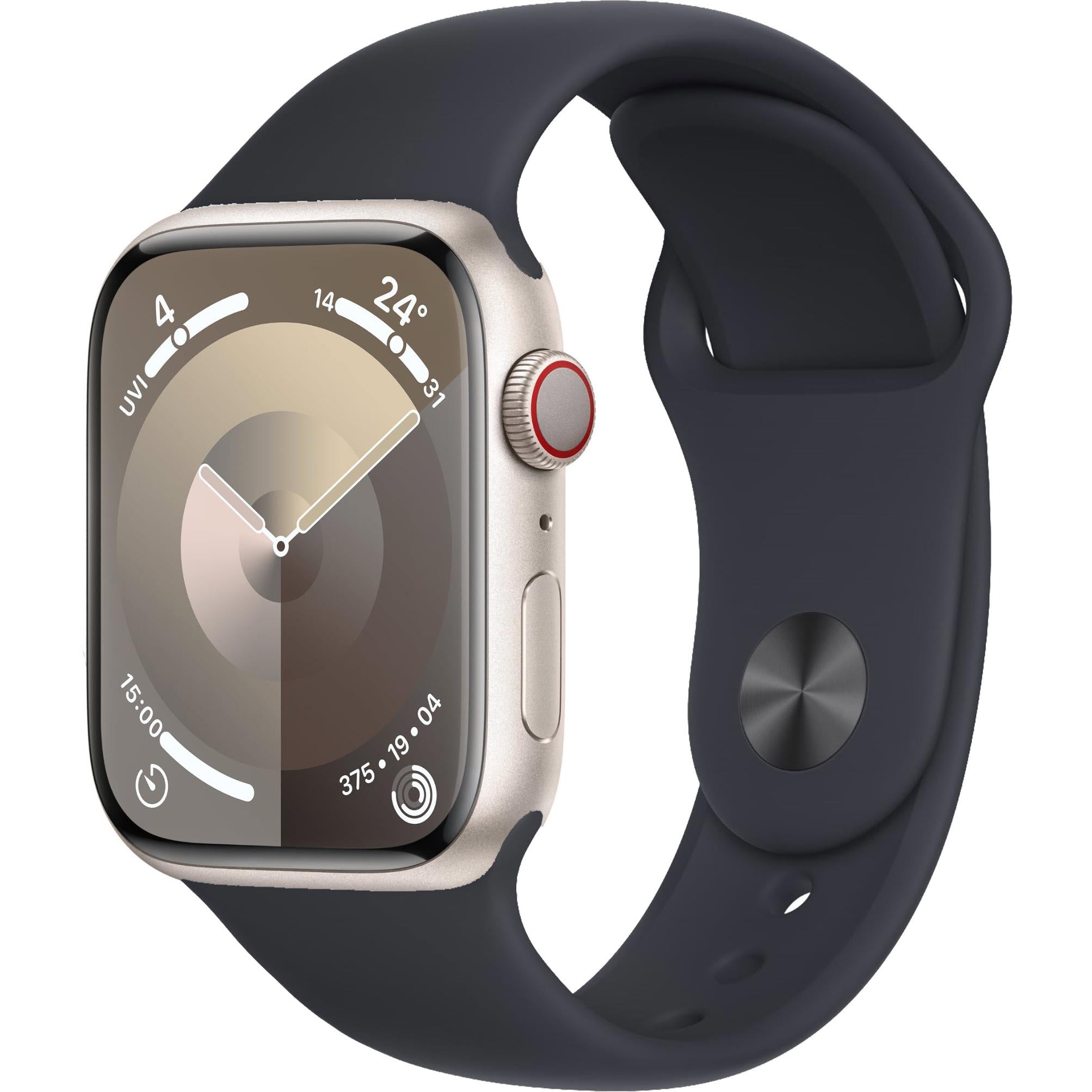 Apple Watch Series 9 41mm Starlight Aluminium Case GPS + Cellular ~Renewed、mySite、camillekostekn