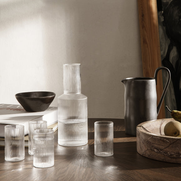  Ripple Water Glasses (Set of 4)、mySite、sugarbowlscore