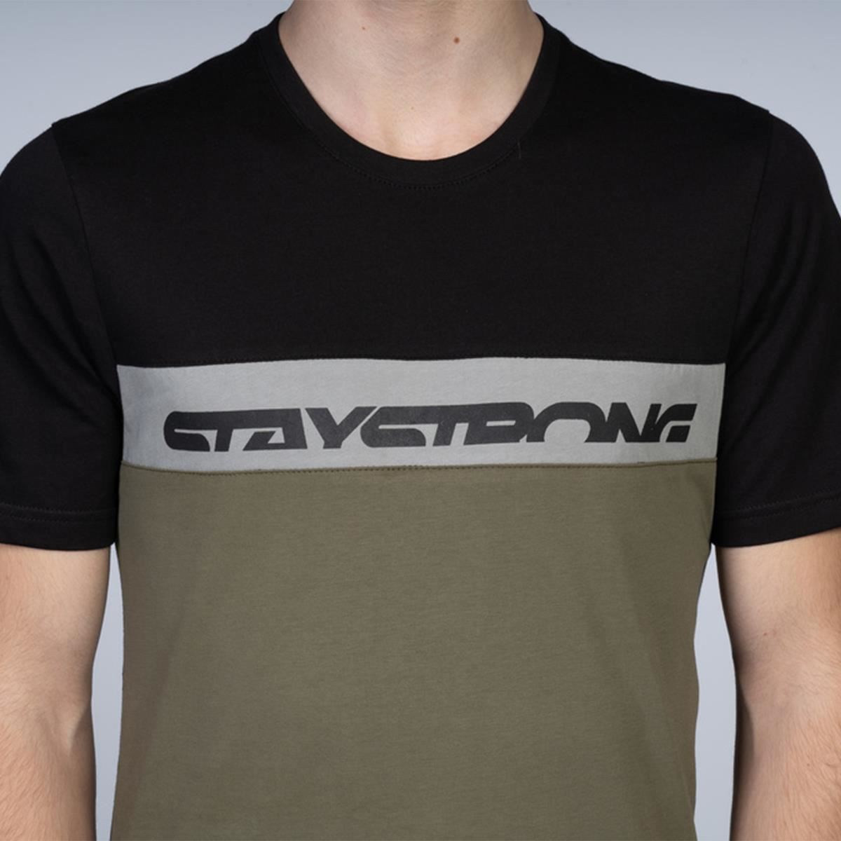 Stay Strong Cut Off T-Shirt - Black/Green、mySite、merchandisen