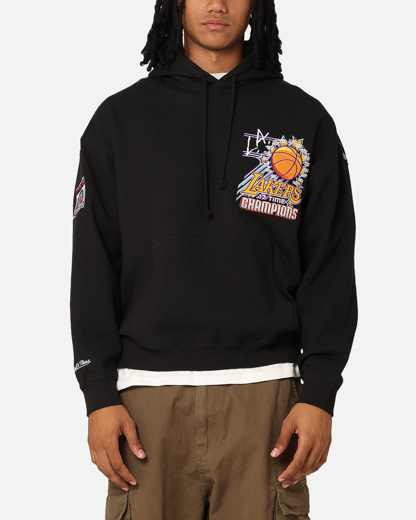 Mitchell & Ness Los Angeles Lakers 17-Time Hoodie Black、mySite、zt4zffjzw
