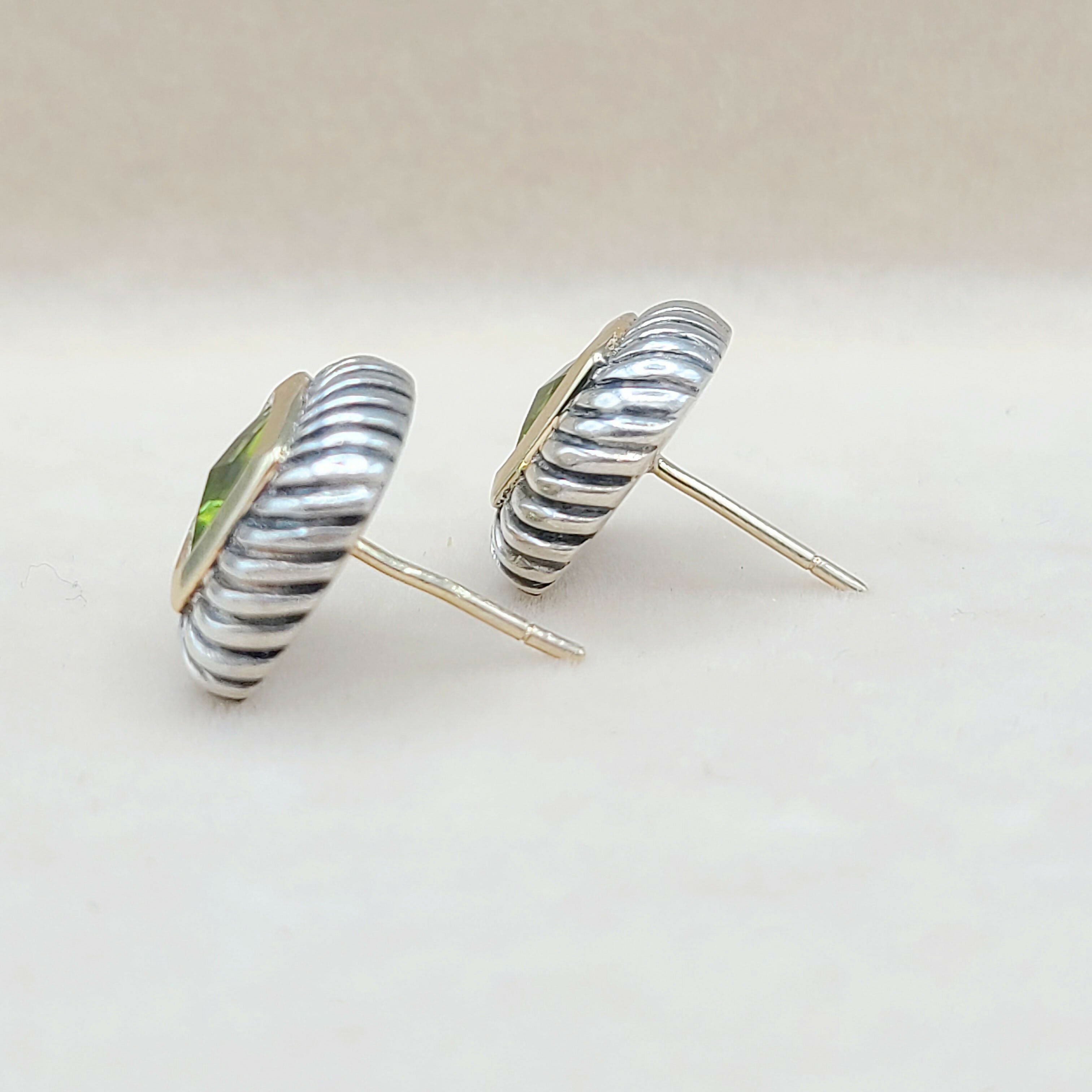 David聽Yurman聽Albion聽Peridot聽Cable聽Earrings聽、mySite、hinf8tx79