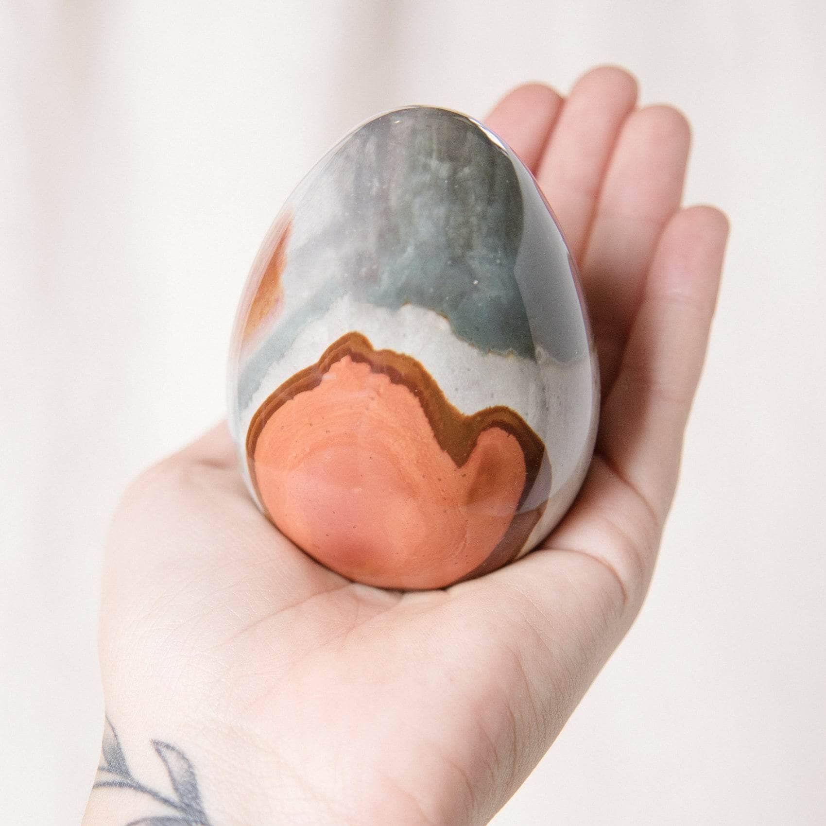 Polychrome Jasper Eggs - AAA Premium Quality、mySite、hinf8tx79