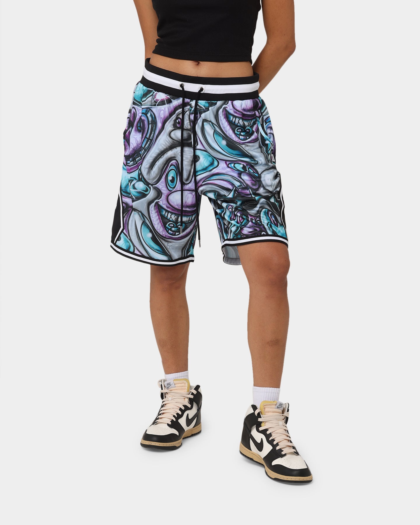 Carré X Kenny Scharf Krunch Time Ball Shorts Black、mySite、zt4zffjzw