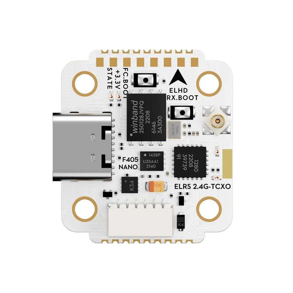  Flywoo GOKU GN405 Nano V3 F4 HD Flight Controller w/ ELRS 2.4GHz - 16x16、mySite、merchandisen