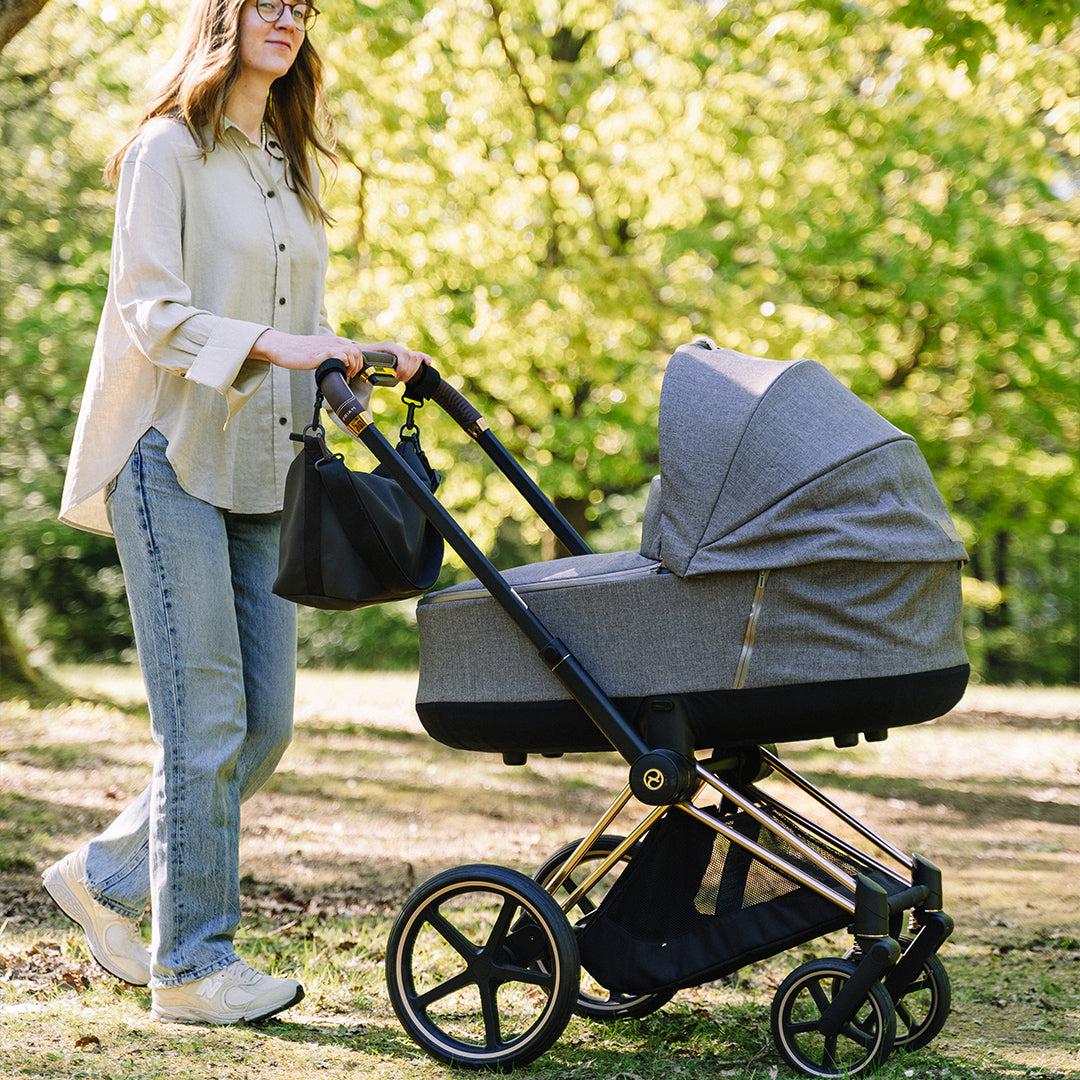  Done by Deer Stroller Bag - Black、mySite、merchandisen