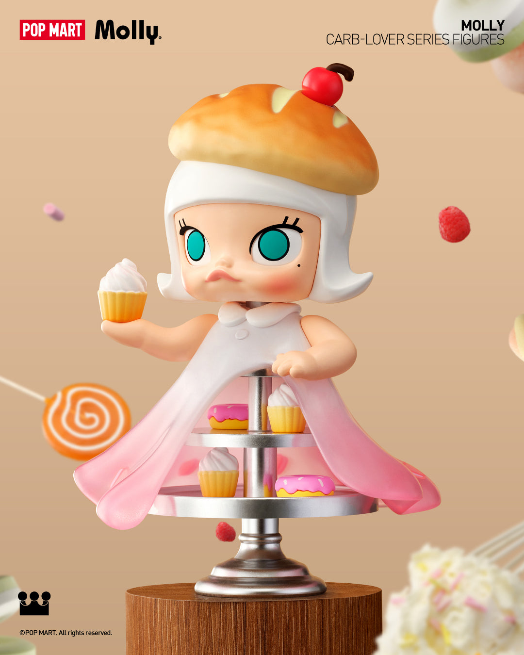  POP MART MOLLY Carb-Lover Series Figures、mySite、greenlandpopulation