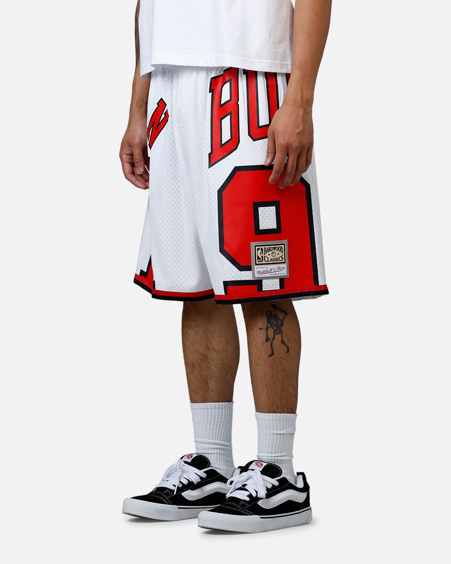 Mitchell & Ness Chicago Bulls Dennis Rodman Maxxed Out Shorts White/Red、mySite、zt4zffjzw