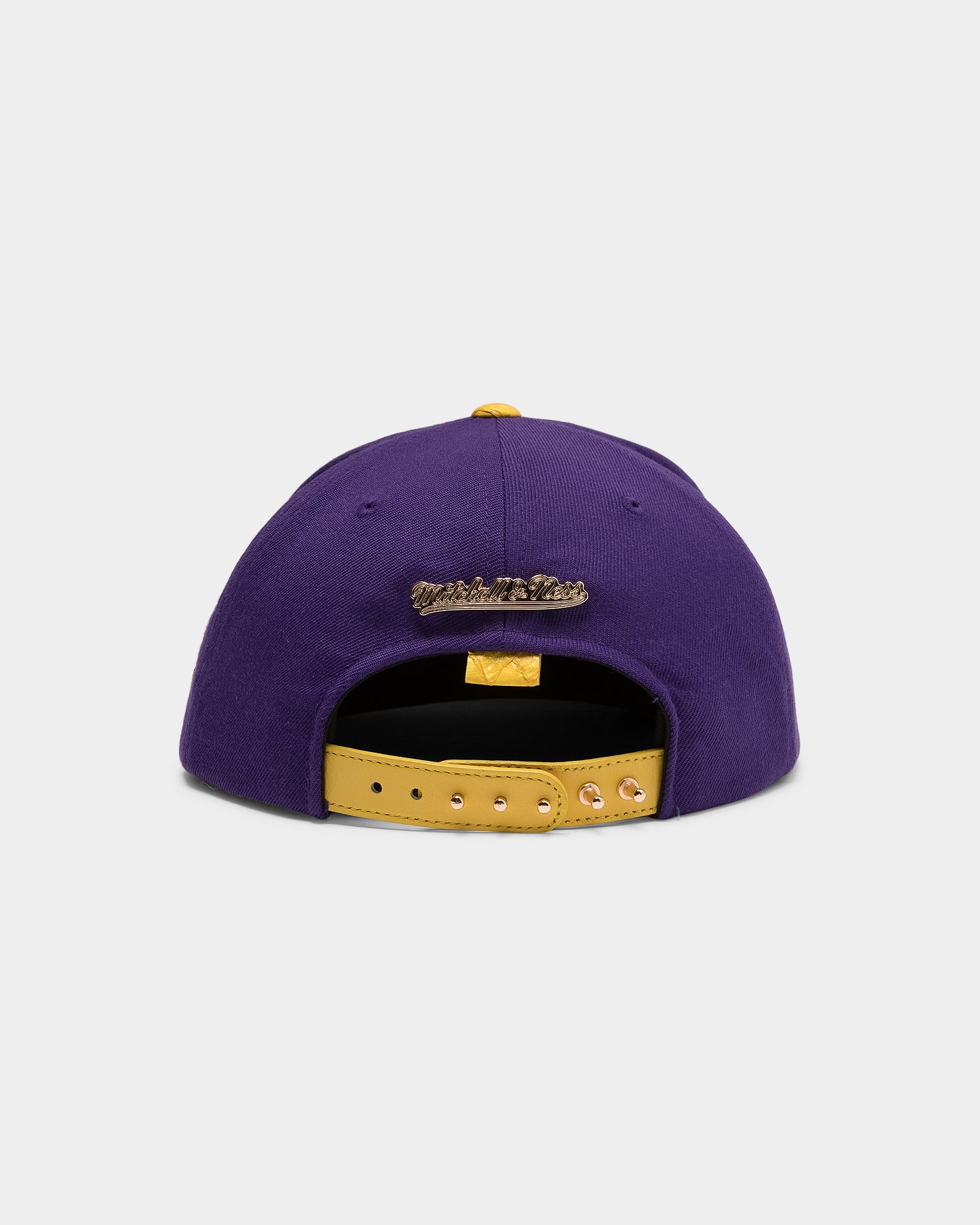 Mitchell & Ness Los Angeles Lakers Lux Carp Script Snapback Purple/ Yellow、mySite、zt4zffjzw