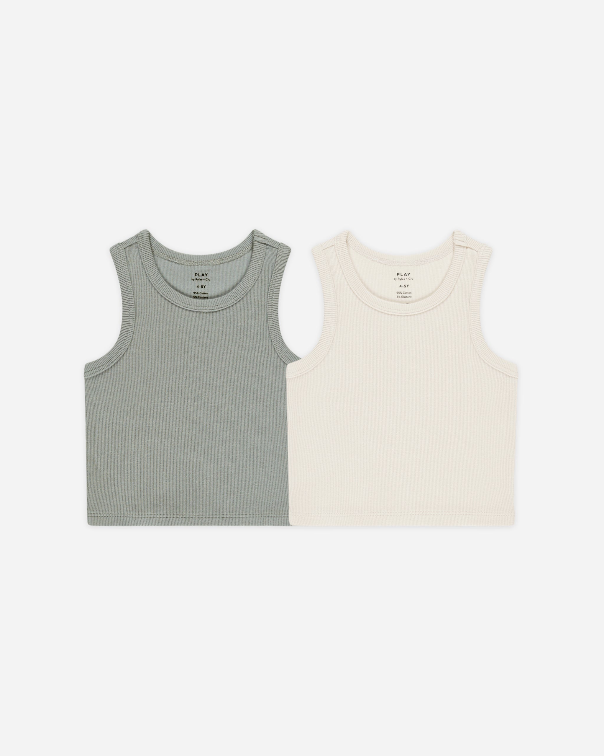  Ribbed Tank Set || Natural, Eucalyptus、mySite、layawaytickets