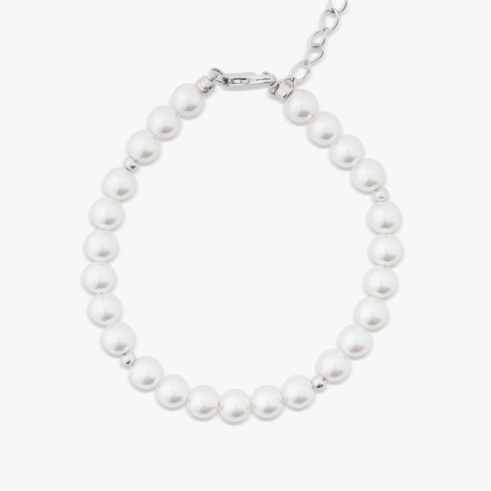 Single Metallic Bead Pearl Bracelet、mySite、hinf8tx79