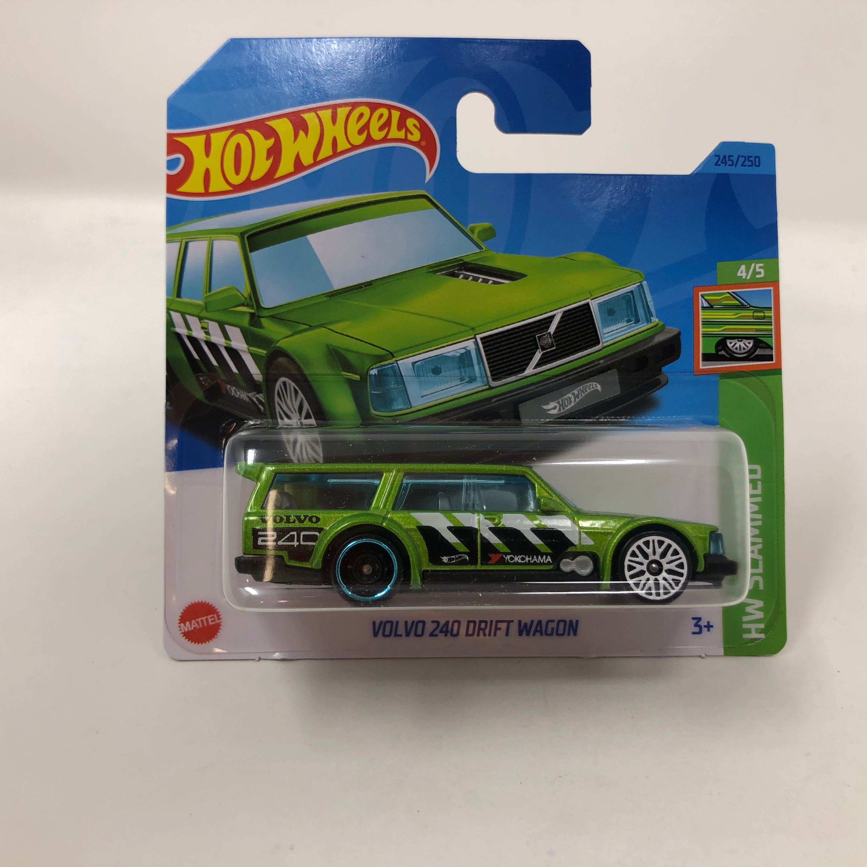 Volvo 240 Drift Wagon #245 * Green * 2024 Hot Wheels Basic Short Card Case A、mySite、hgirdovlk