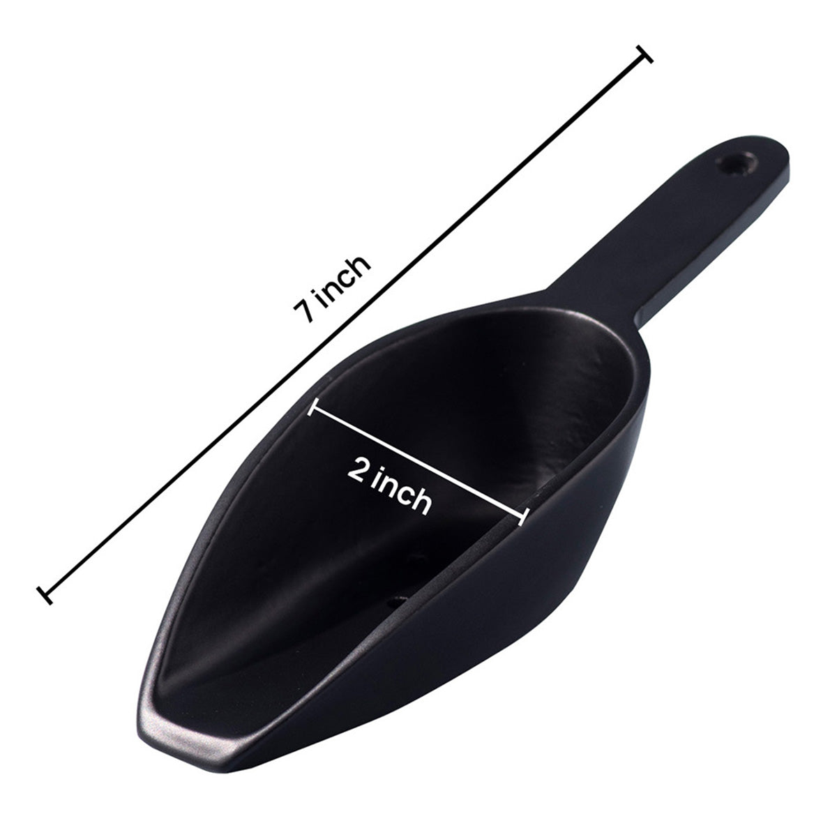 Stainless Steel Ice Scoop | Black、mySite、camillekostekn
