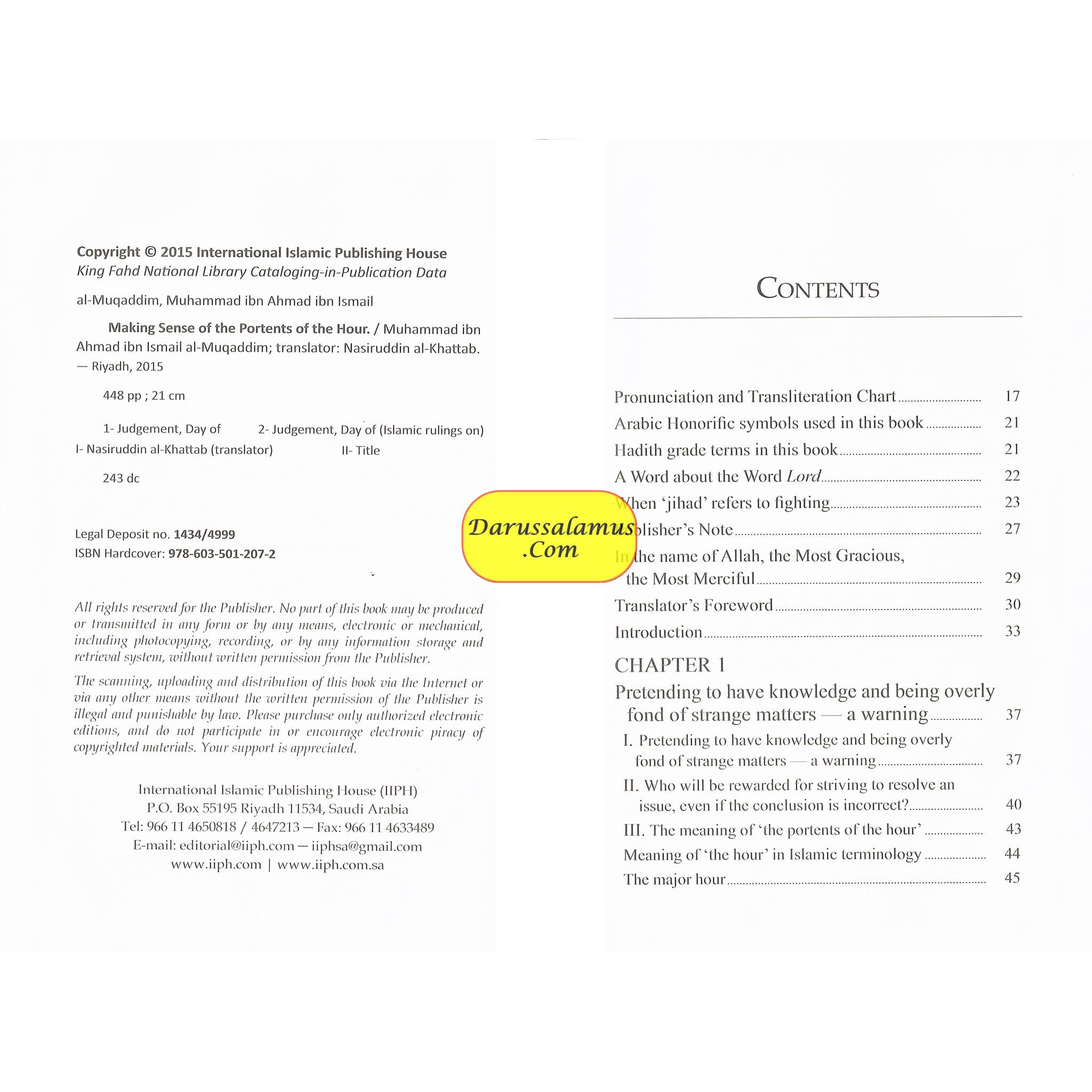 Making Sense of the Portents of the Hour By Muhammad Ismai Al Muqaddin、mySite、topwebapps