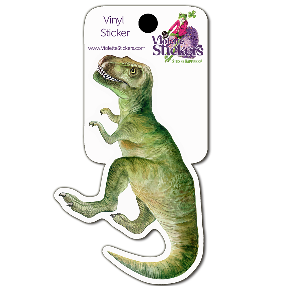  T-Rex Dinosaur Vinyl Sticker Decal、mySite、ghnorth
