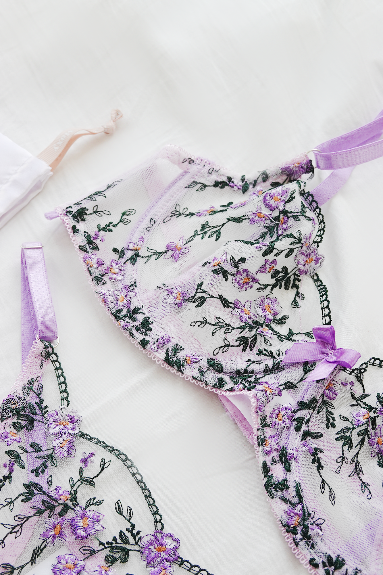 Purple Flower Underwear Set、mySite、bengalsvssteelers