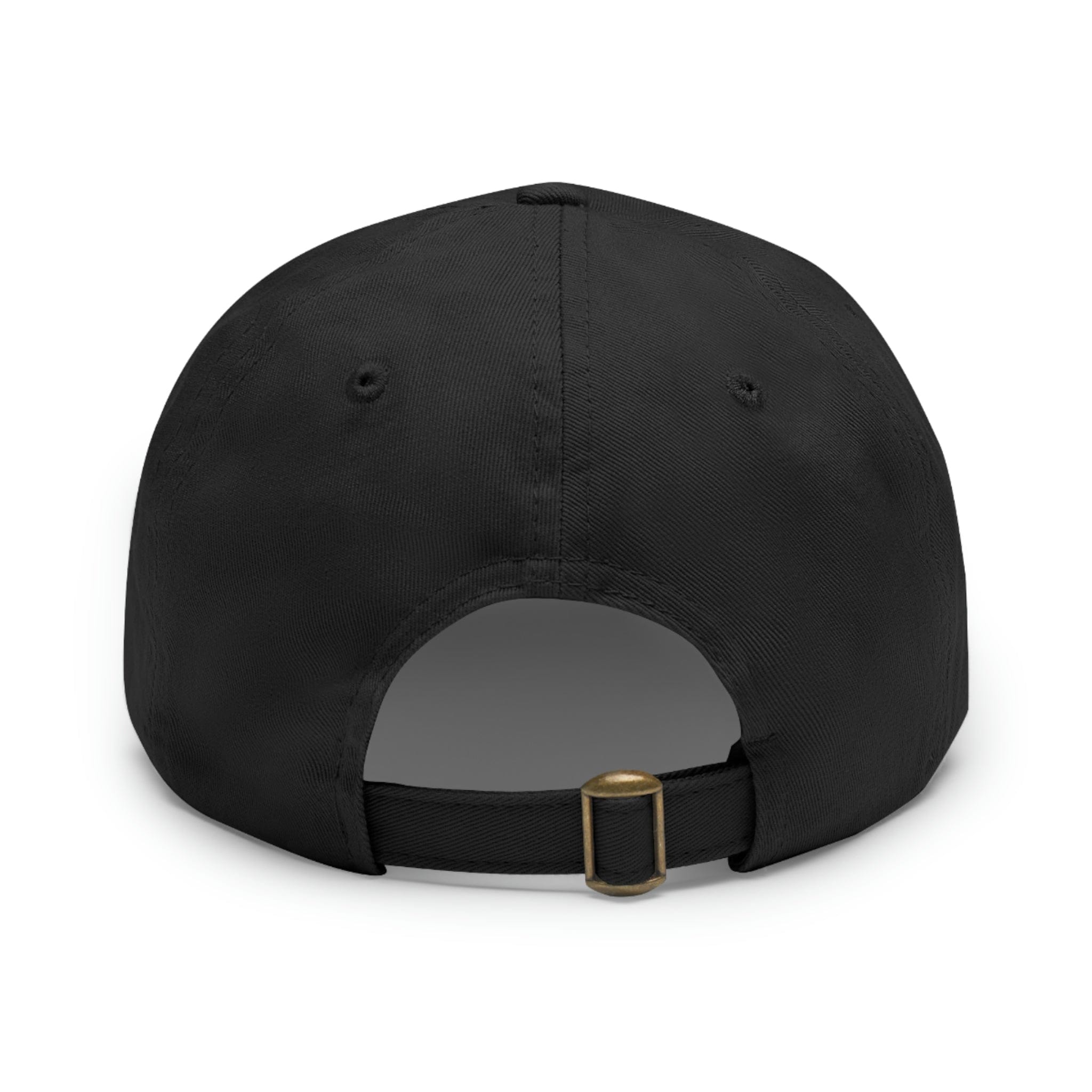 Dad Hat with Leather Patch (Round)、mySite、gigharbornorthrealestate