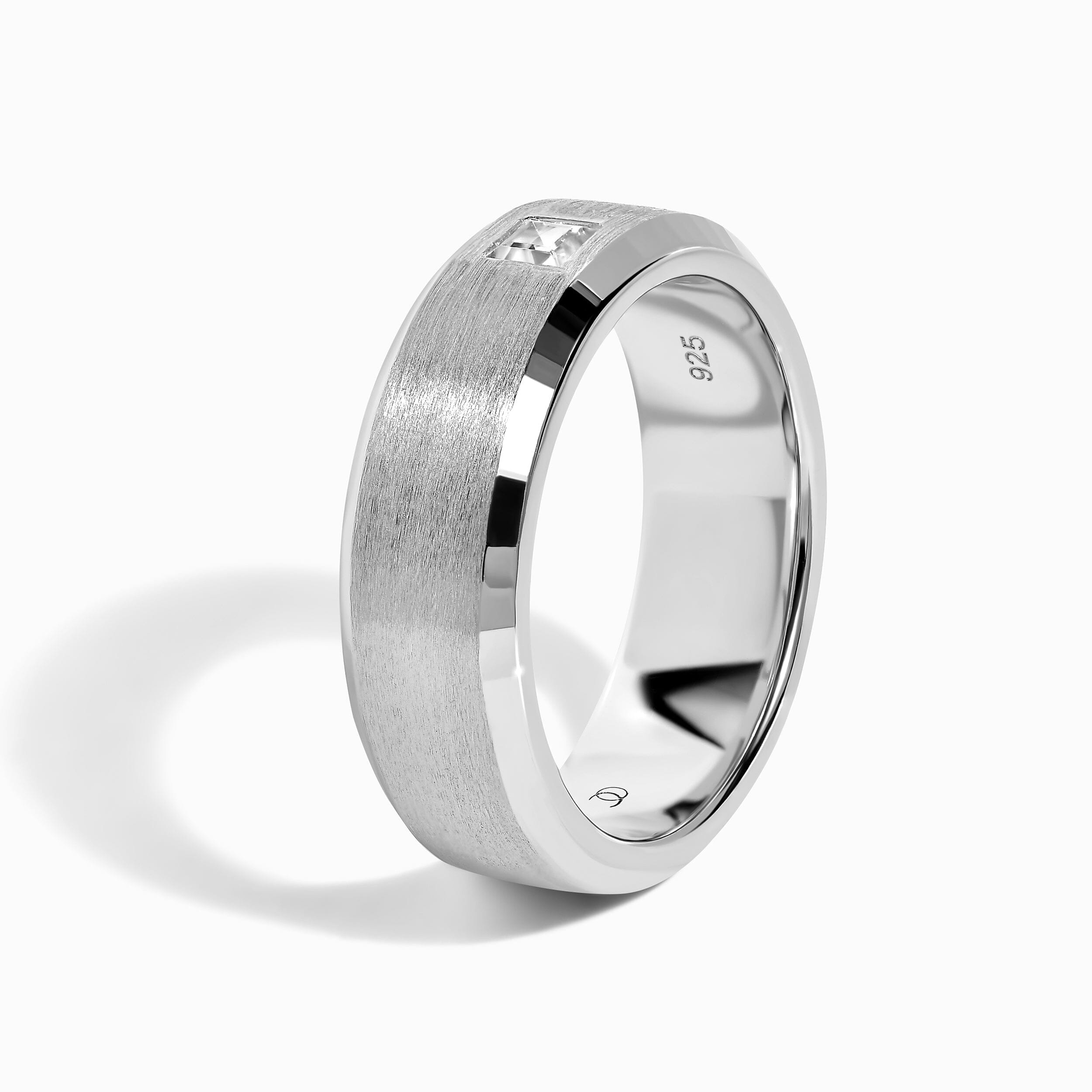 White Zircon Unisex Ring - Crafted、mySite、hinf8tx79