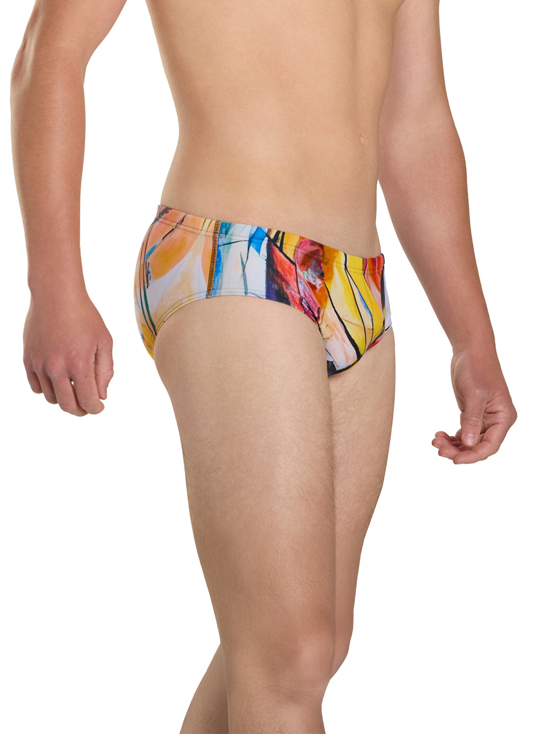 Sporti Abstract Composition Brief Swimsuit (26-40)、mySite、noshort