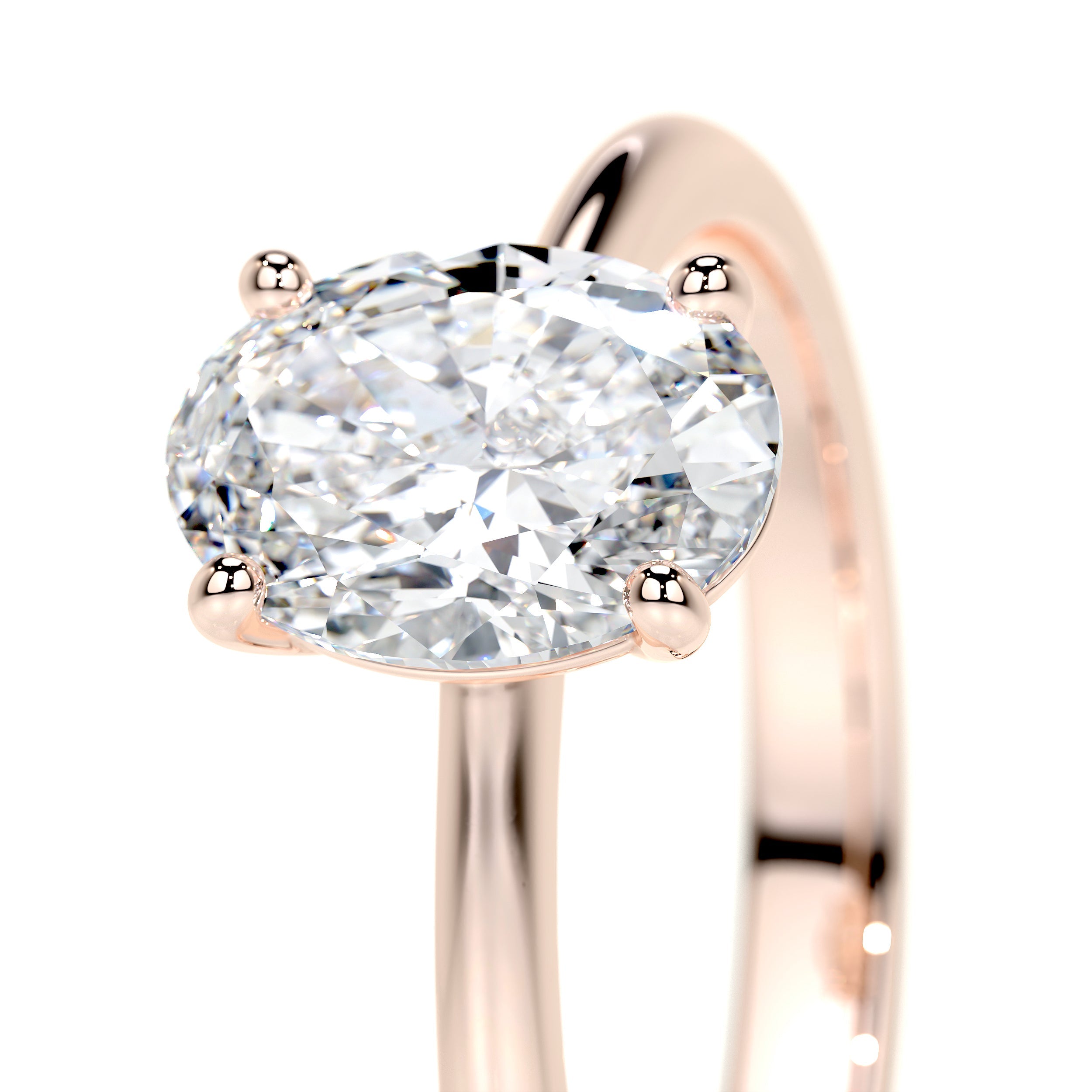 Julia Lab Grown Diamond Ring -14K Rose Gold、mySite、hinf8tx79