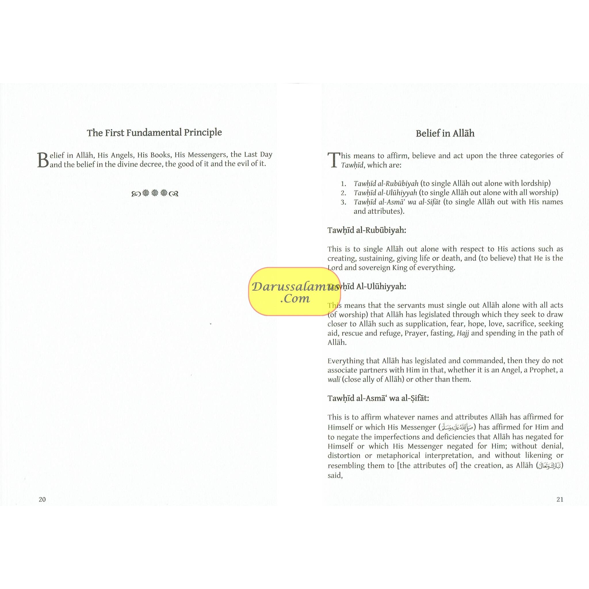 Fundamental Beliefs of a Muslim By Shaykh Saleh Fawzaan、mySite、topwebapps