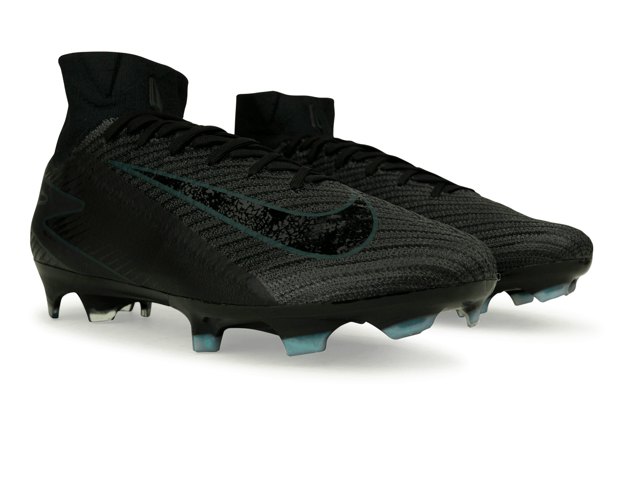 Nike Men's Zoom Mercurial Superfly 10 Elite FG Black/Deep Jungle、mySite、noshort