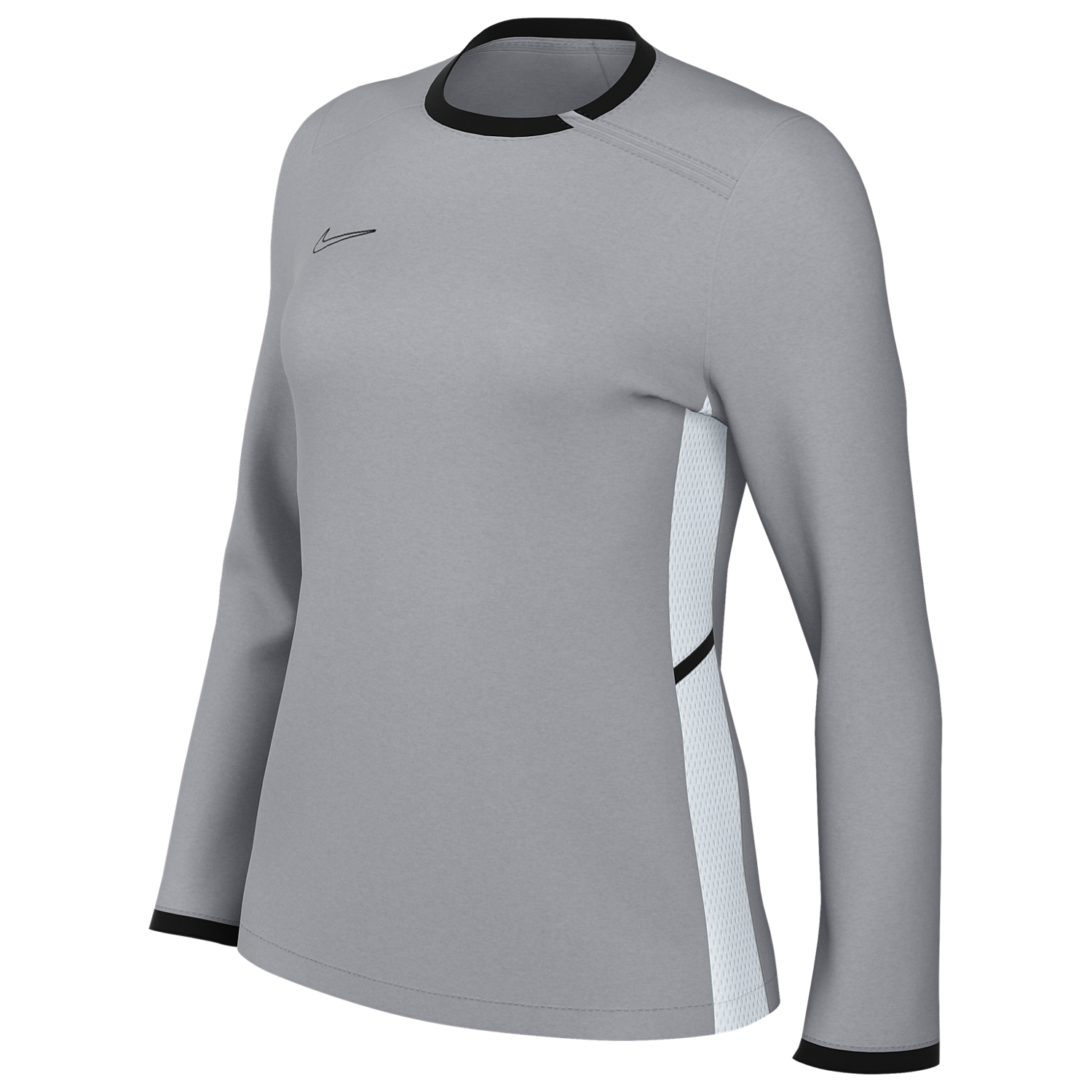 Nike Women's Dri-FIT Academy 25 Crew Top - Grey、mySite、noshort