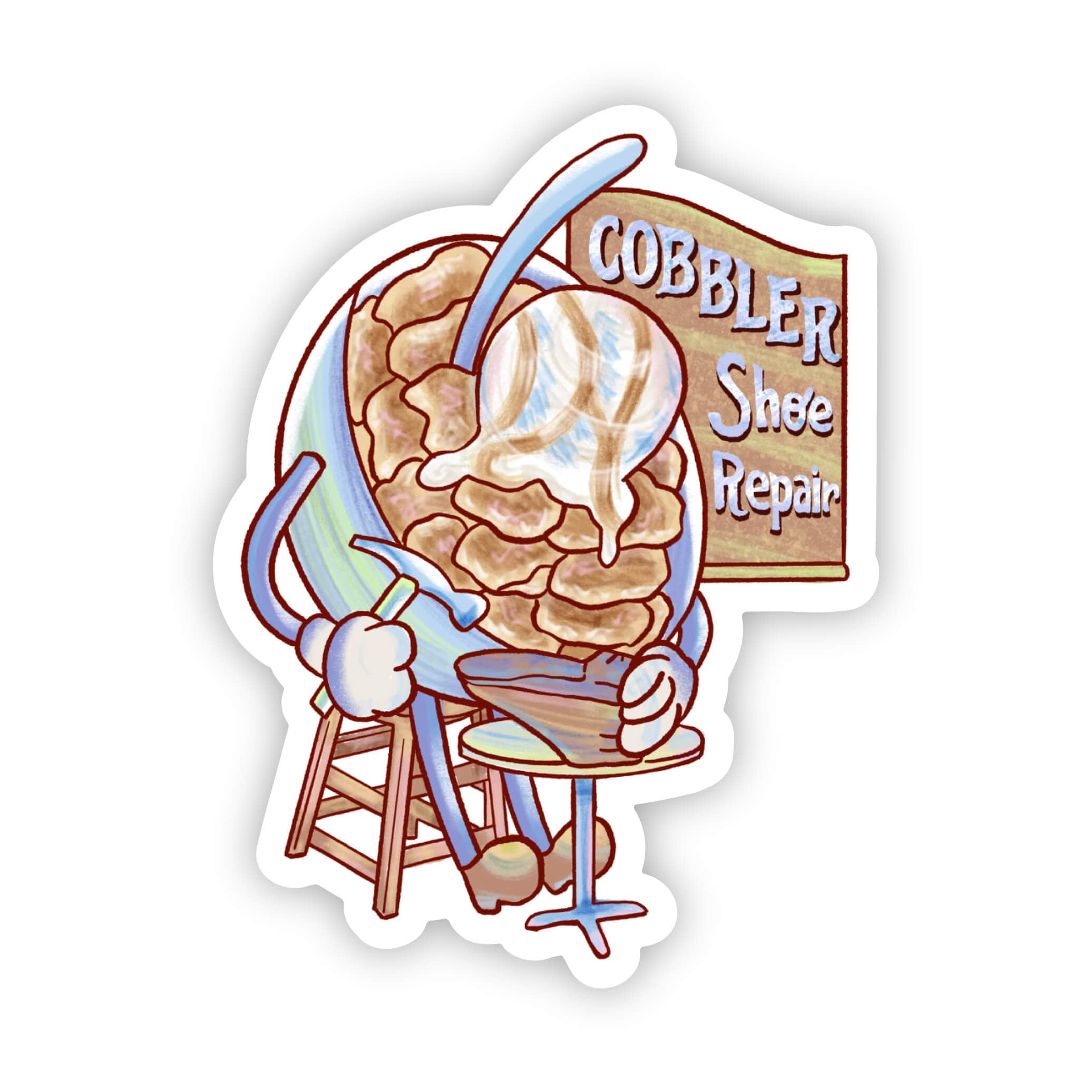  Cobbler Shoe Repair Sticker、mySite、ghnorth