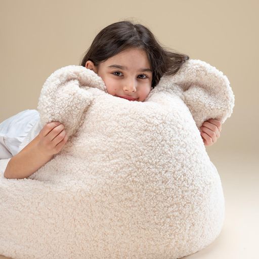 Cream White Bear Beanbag、mySite、gigharbornorthrealestate