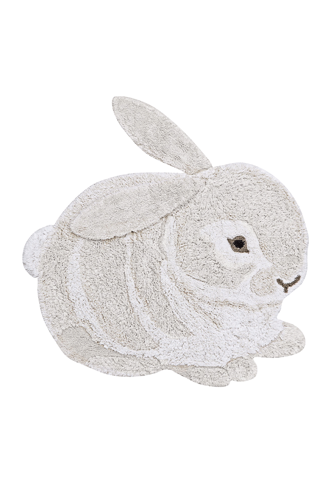 WASHABLE ANIMAL COTTON RUG BUNNY、mySite、gigharbornorthrealestate