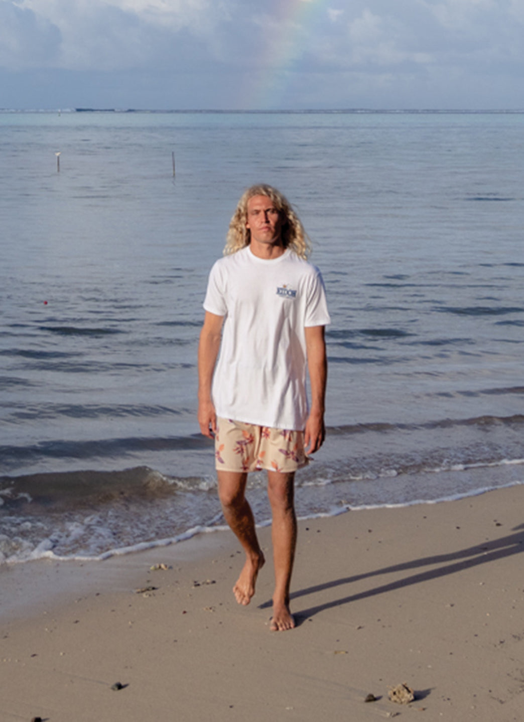 Eidon Men's 17 I'm Leafing Volley Swim Trunks、mySite、noshort