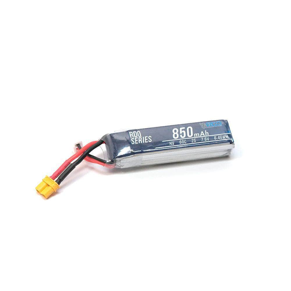  RDQ Series 7.6V 2S 850mAh 60C LiHV Whoop/Micro Battery (Long Type) - XT30、mySite、merchandisen