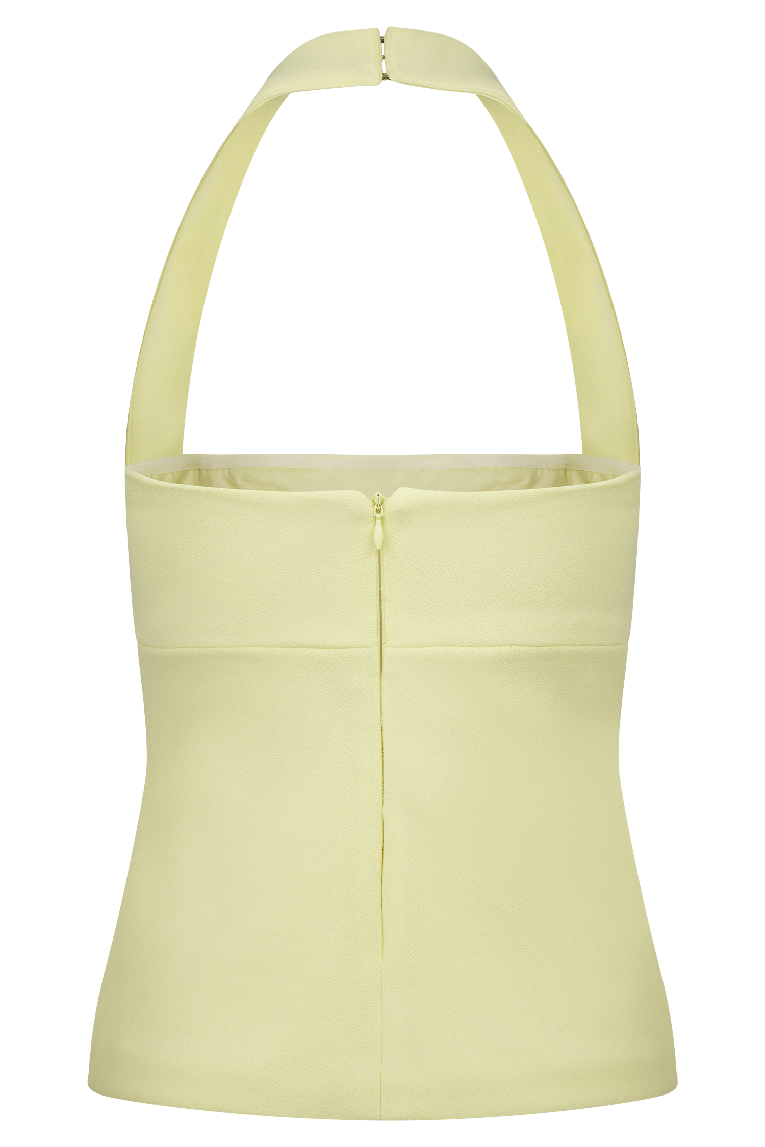 Amelita Suiting Halter Top - Pale Lemon、mySite、solidvoid