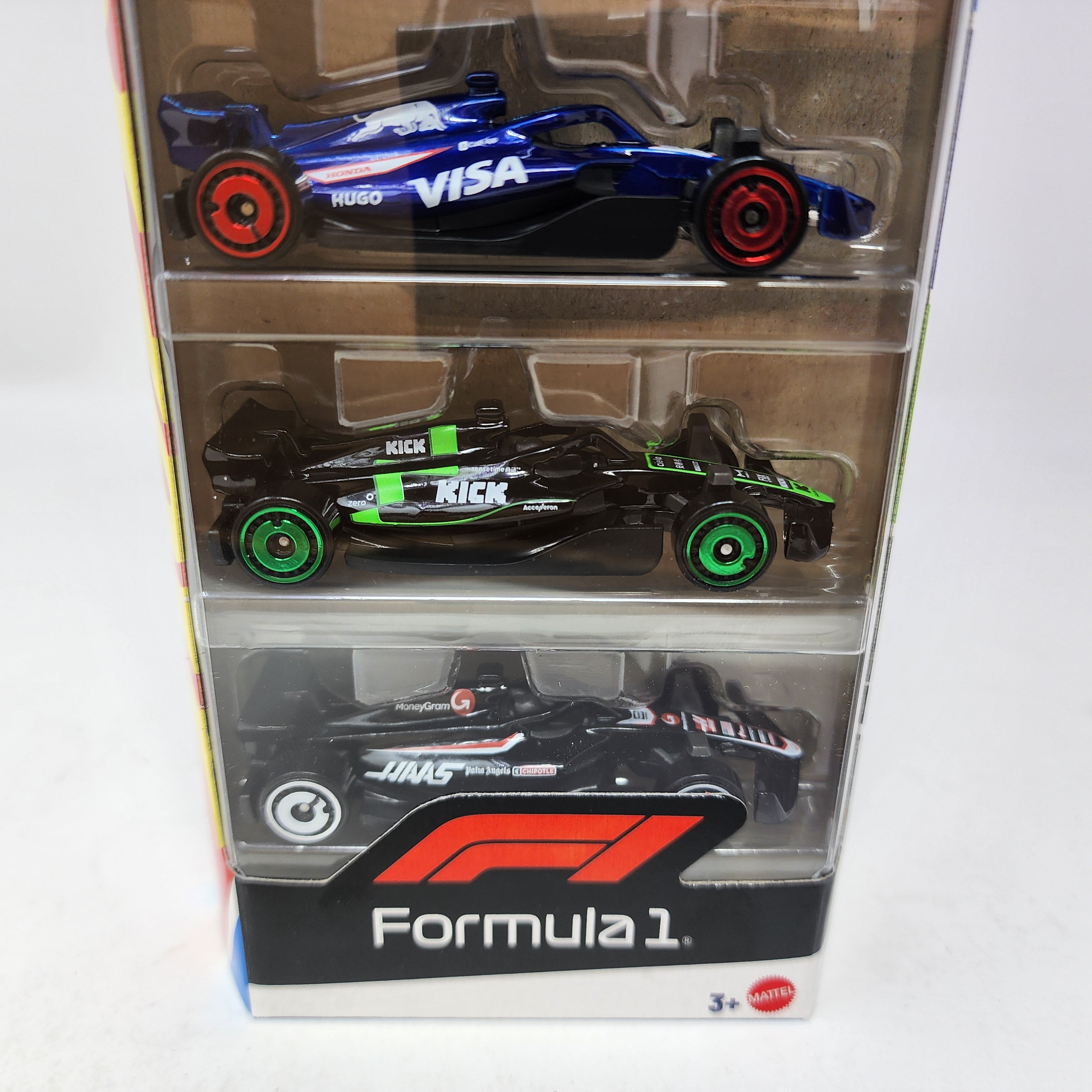 5 Pack * Hot Wheels 2024 Formula 1 McLaren, Alpine Red Bull, Haas, Sauber、mySite、hgirdovlk