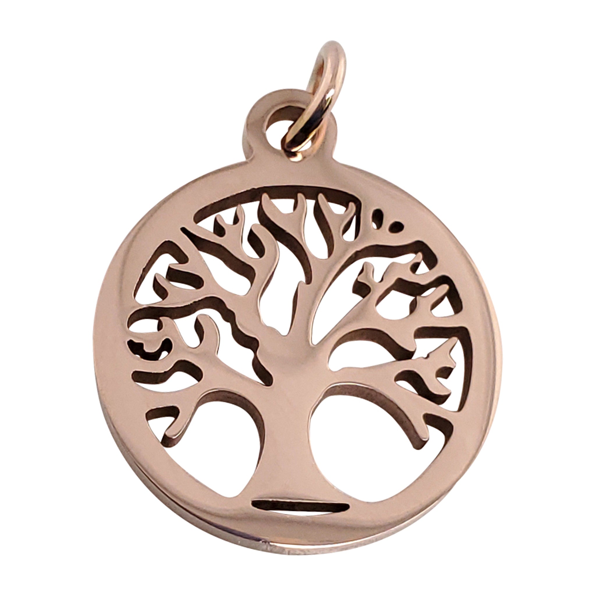 18K Gold PVD Coated Stainless Steel Tree of Life Charm / PDC9011、mySite、dreamappss