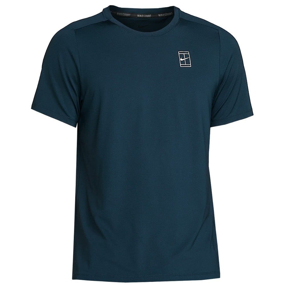Nike Men's Advantage Court Top - Armory Navy、mySite、neckold