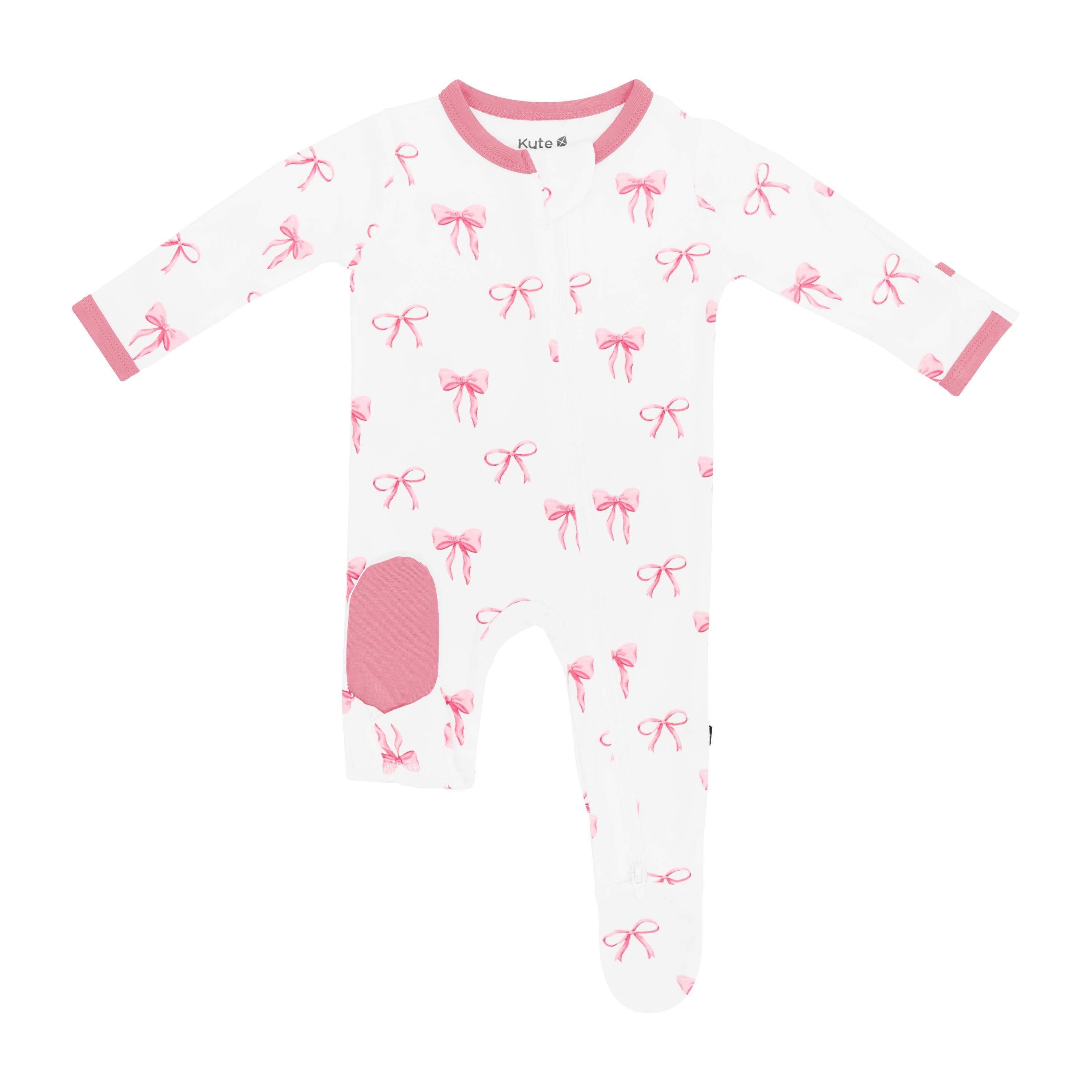  Zippered Footie in Bow、mySite、layawaytickets