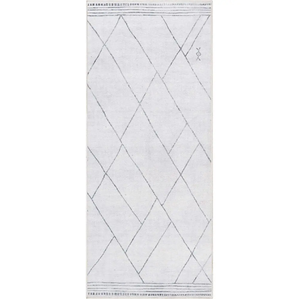 Bryn Moroccan Lattice Trellis Ivory Grey Area Flat-Weave Rug、mySite、gigharbornorthrealestate