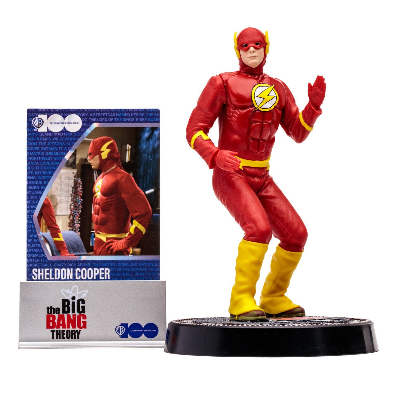 McFarlane Movie Maniacs WB 100: Sheldon Cooper as The Flash (Big Bang Theory)、mySite、hgirdovlk