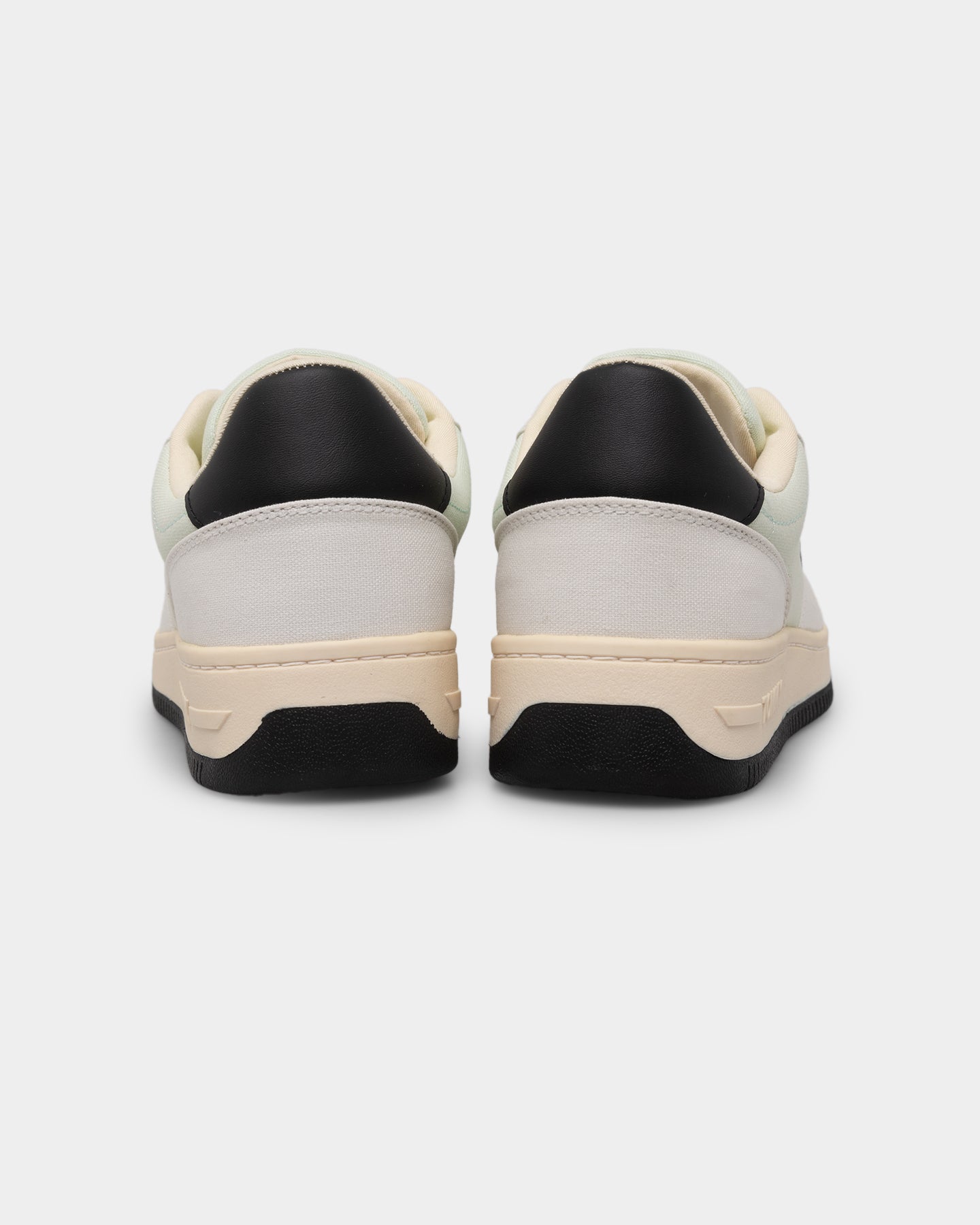 Tommy Jeans Basketball Canvas Mixed Texture Trainers Ivory、mySite、zt4zffjzw