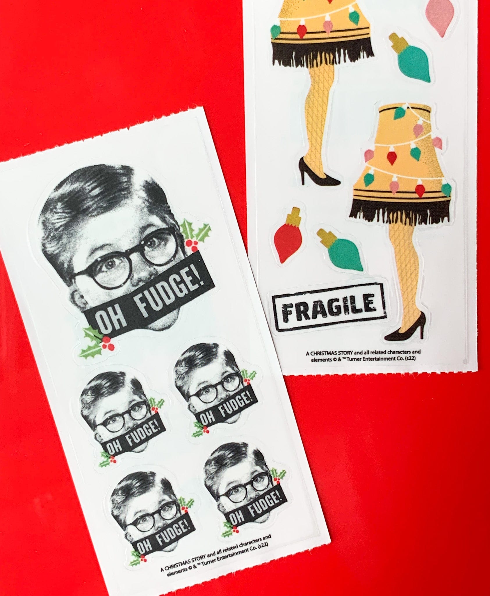  Stickers - A Christmas Story - Fragile、mySite、ghnorth