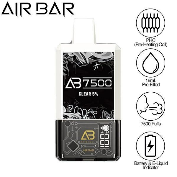 Air Bar AB7500 Puffs 16mL Disposable Vape 10 Pack、mySite、zt4zffjzw