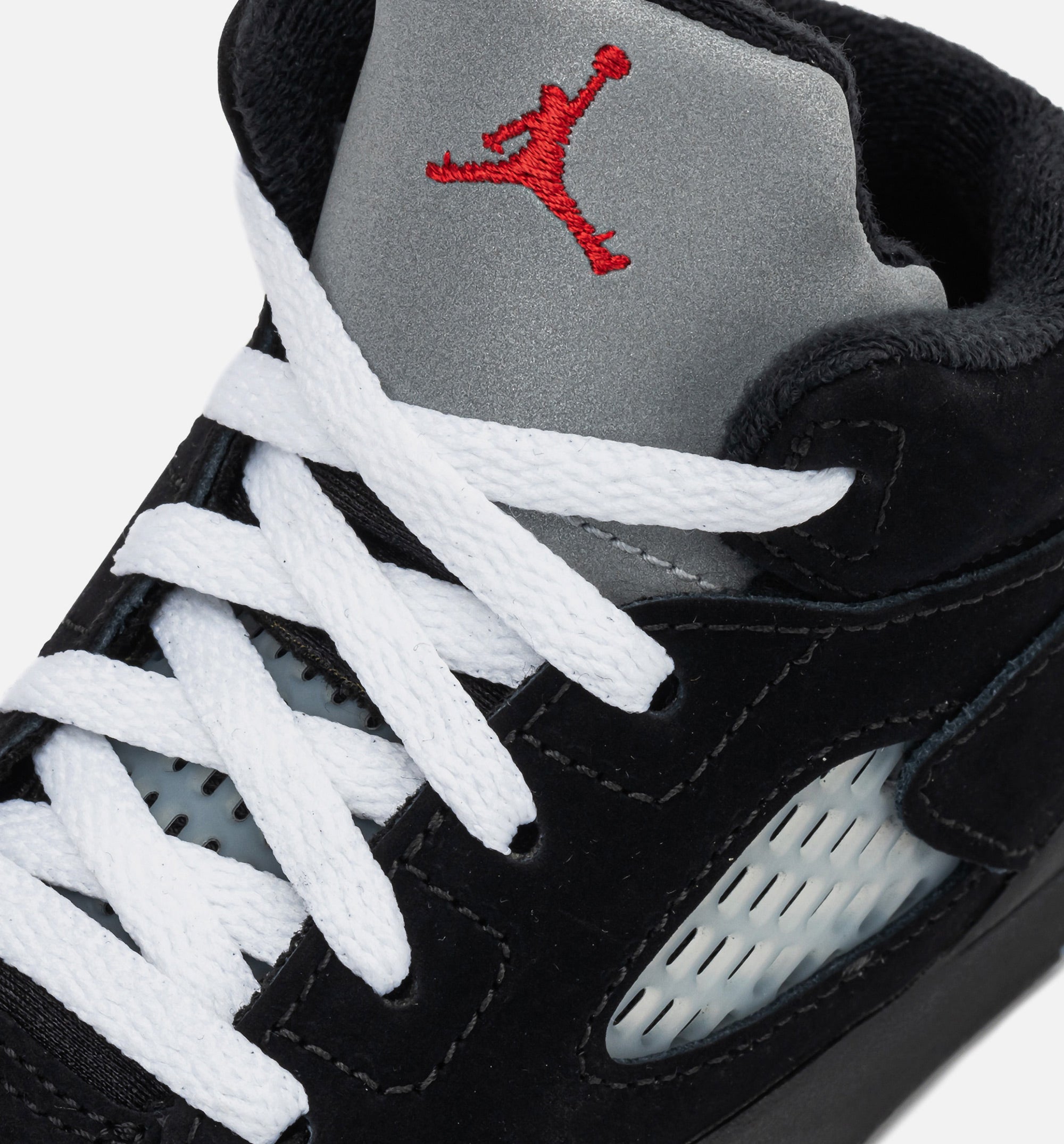 Air Jordan 5 Retro Reimagined Infant Toddler Lifestyle Shoe - Black/White/Metallic Silver/Fire Red、mySite、dreamappss