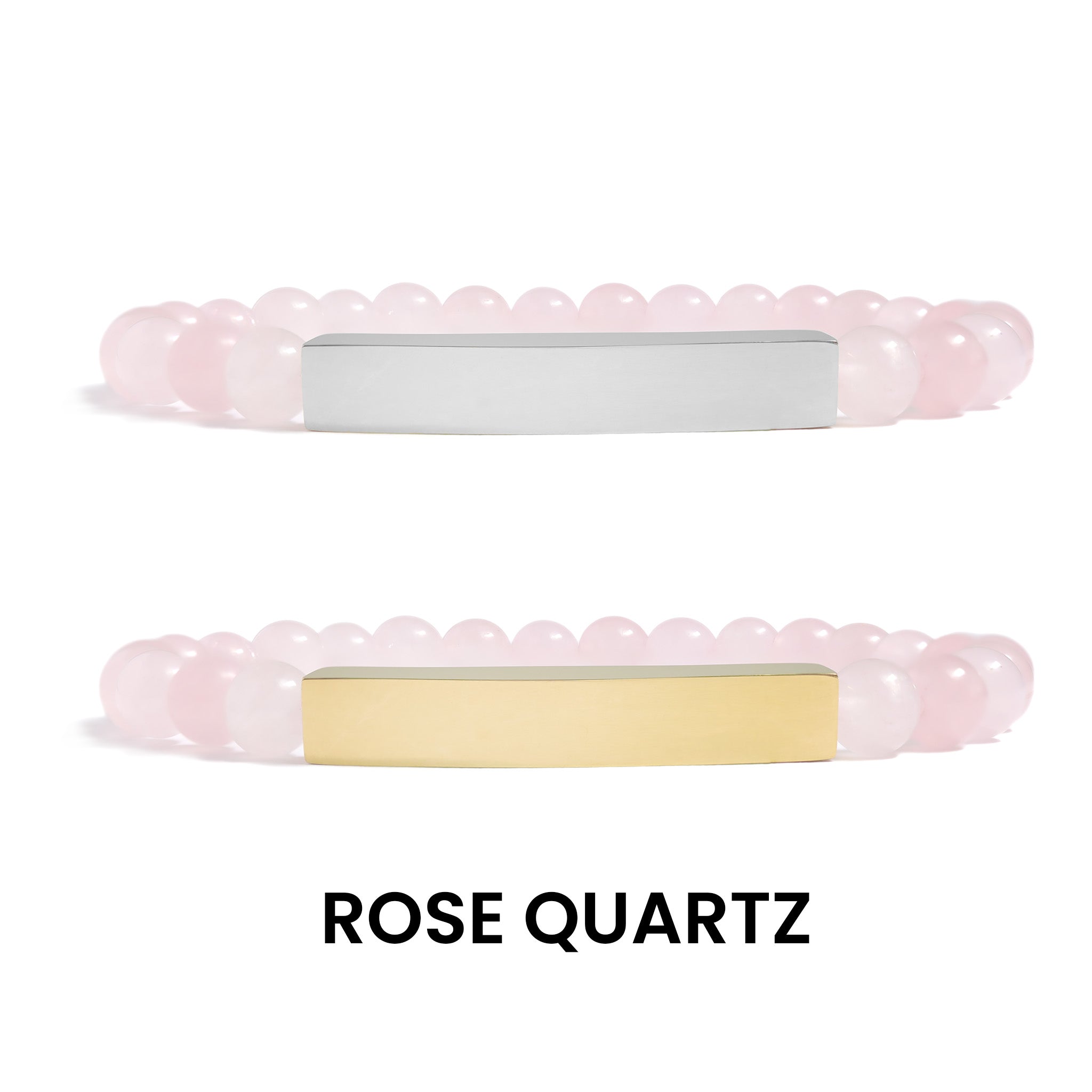 18K Gold PVD Stainless Steel Semi Precious Natural Stone Stretch Curved Bar Bracelet / SBB0278、mySite、dreamappss