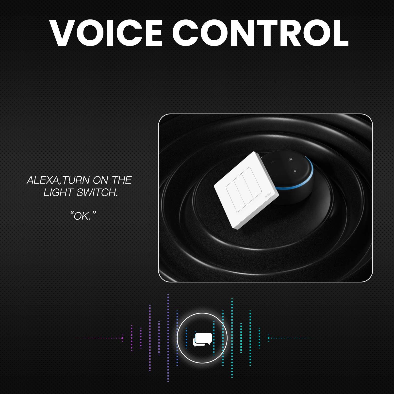 ZigBee Star Ring Smart Light Switch & Scene Controller, Neutral Wire Required, 2 Switches Association、mySite、fannypackpong