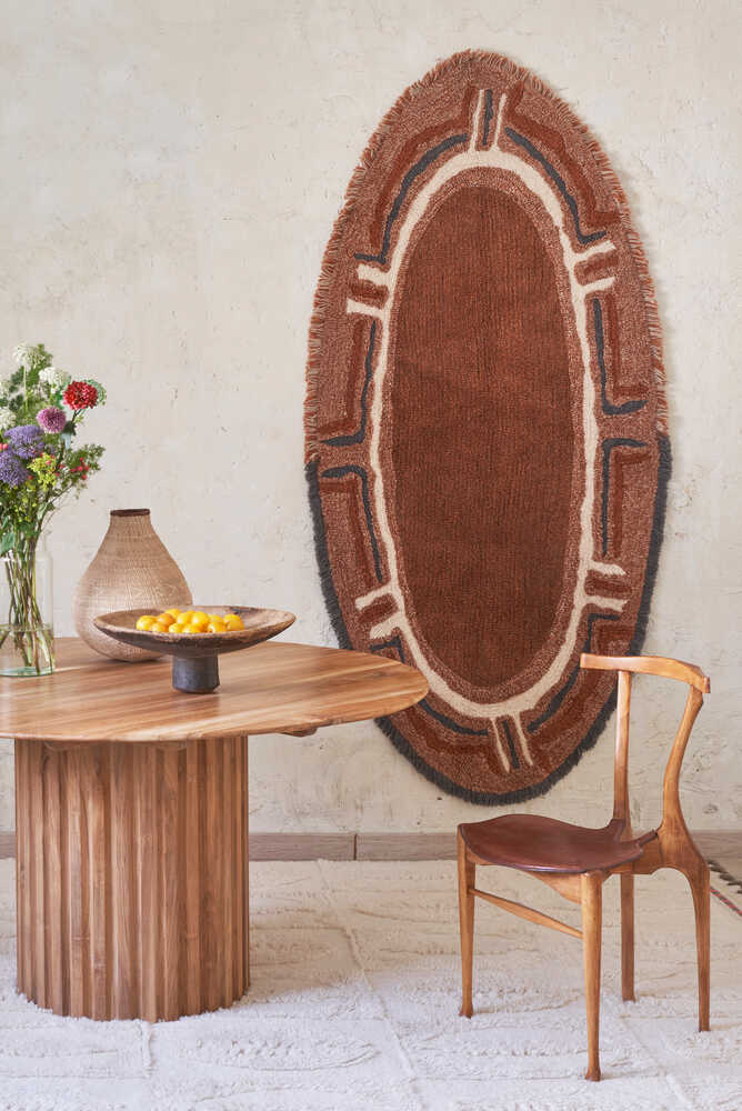 WOOL OVAL RUG KARIBU、mySite、gigharbornorthrealestate